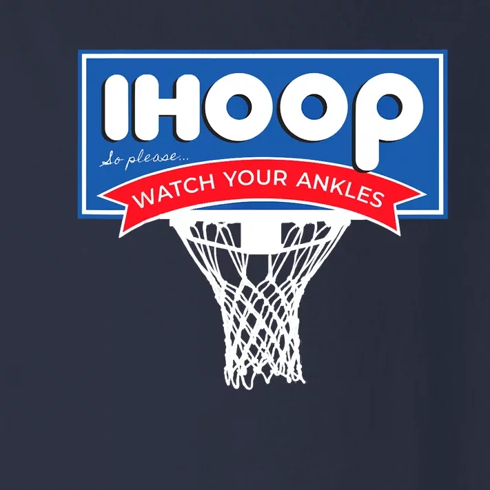 IHOOP So Please Watch Your Ankles Funny Basketball Toddler Long Sleeve Shirt