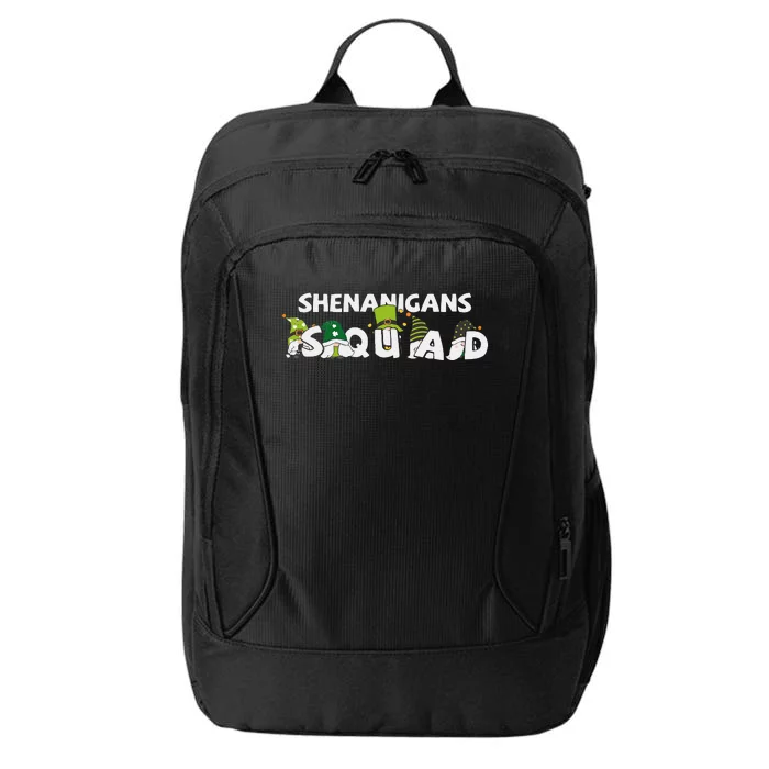 irish st patrick green Shenanigans Squad lucky Shamrock City Backpack