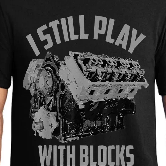 I Still Play With Blocks Racing Maintenance Man Pajama Set