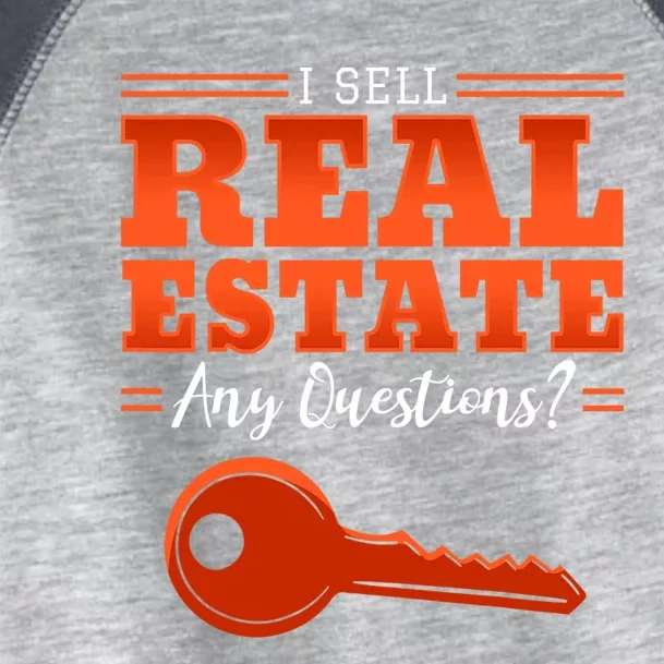 I Sell Real Estate Agent Broker Property Realty Design Toddler Fine Jersey T-Shirt