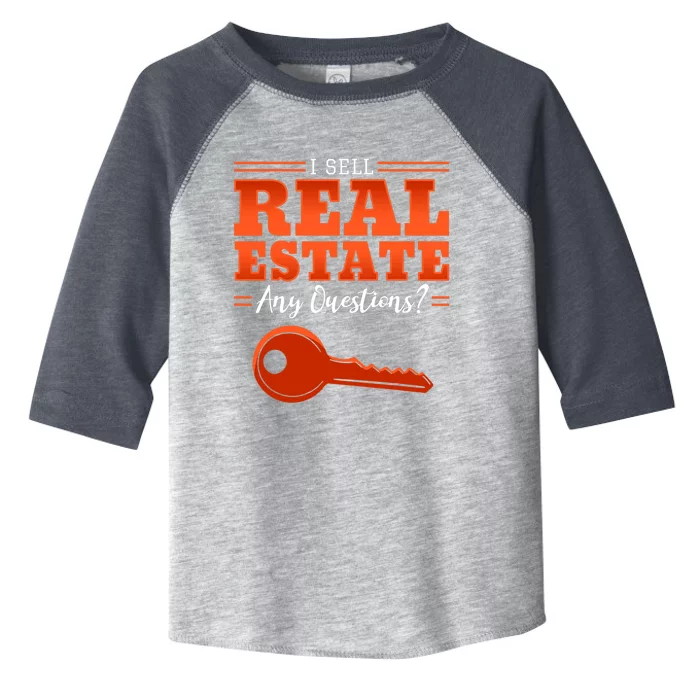 I Sell Real Estate Agent Broker Property Realty Design Toddler Fine Jersey T-Shirt