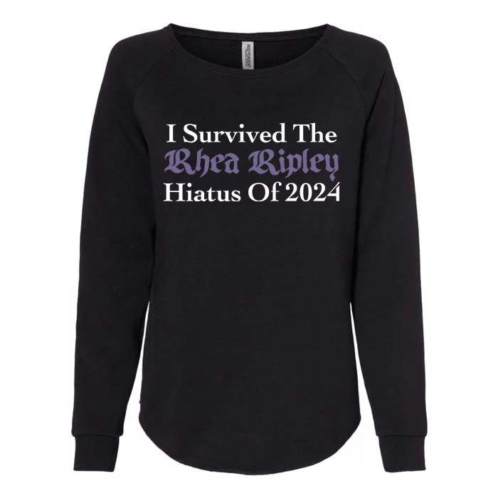 I Survived R.H..E.A. R.I.P.L.E.Y Hiatus Of 2024 Womens California Wash Sweatshirt