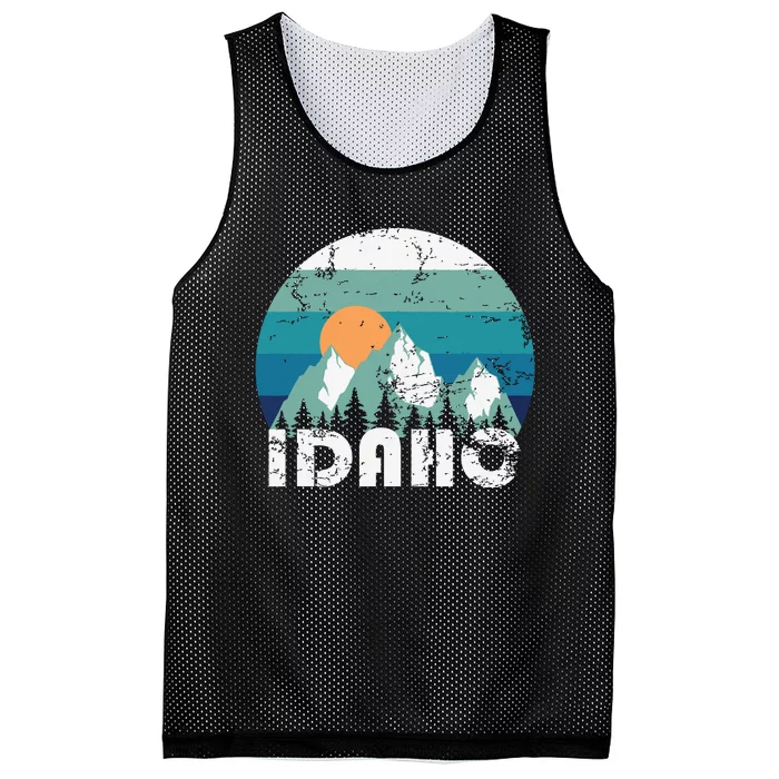 Idaho State Retro Vintage Mesh Reversible Basketball Jersey Tank