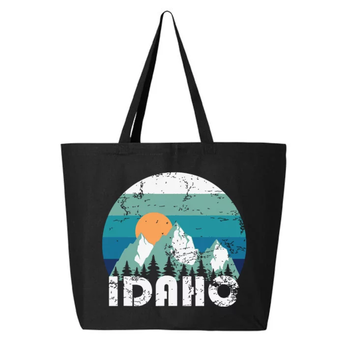 Idaho State Retro Vintage 25L Jumbo Tote