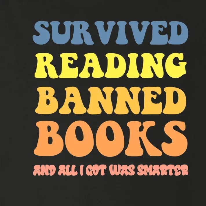 I survived reading banned books reader bookworm bookaholic Toddler Long Sleeve Shirt