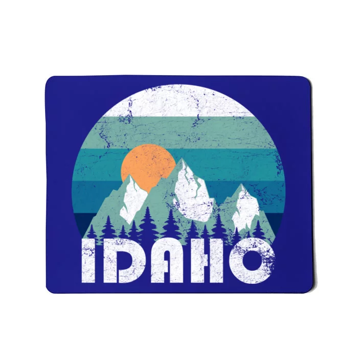 Idaho State Retro Vintage Cool Gift Mousepad