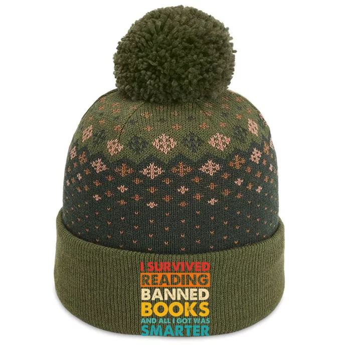 I Survived Reading Banned Books And All I Got Was Smarter The Baniff Cuffed Pom Beanie