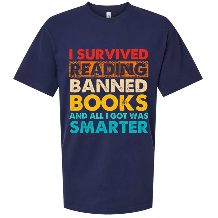 I Survived Reading Banned Books All I Got Was Smarter Sueded Cloud Jersey T-Shirt