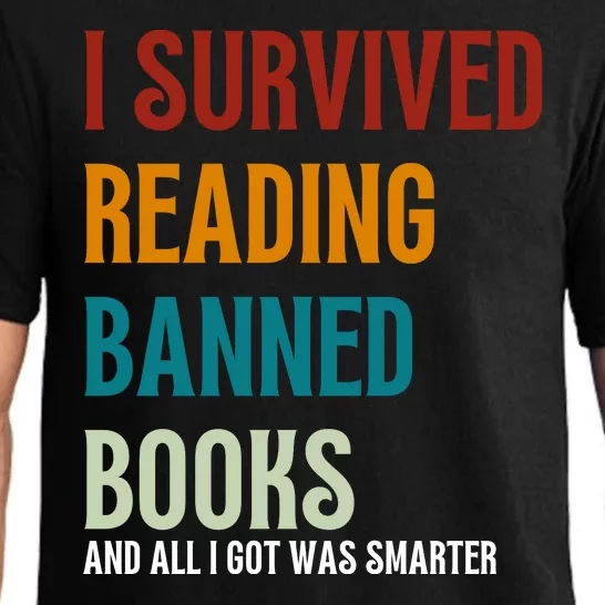 I Survived Reading Banned Books Book Lover Pajama Set