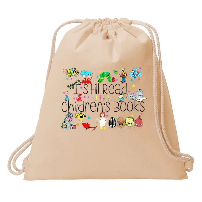 I Still Read Childrens Books Its A Good Day To Read A Book Drawstring Bag