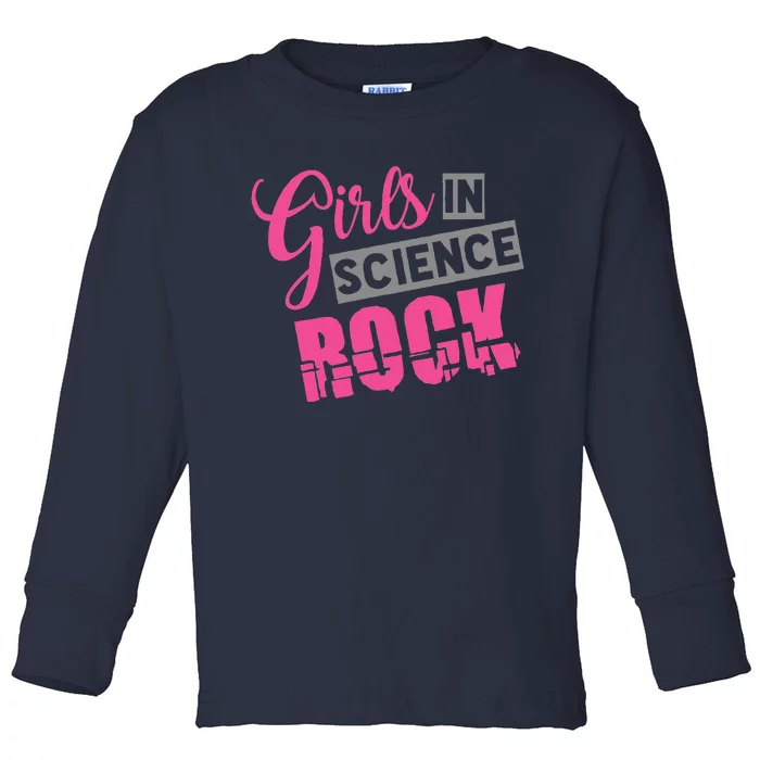 In Science Rock Earth Day Toddler Long Sleeve Shirt