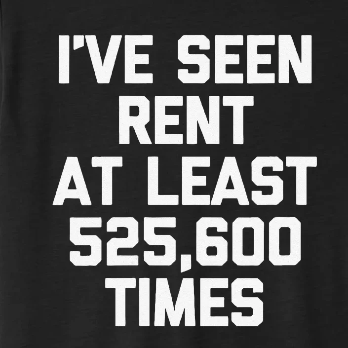 IVe Seen Rent At Least 525600 Times Funny Musical Theatre ChromaSoft Performance T-Shirt