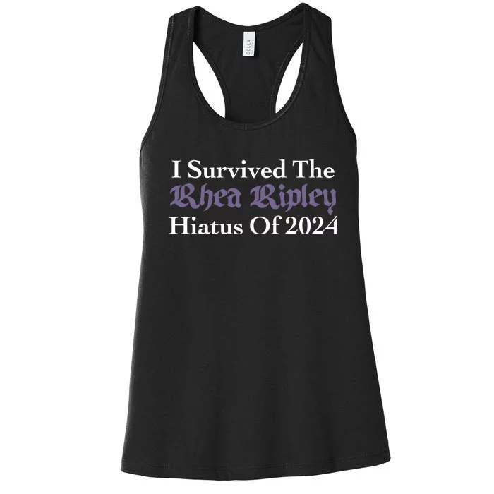 I Survived R.H.E.A R.I.P.L.E.Y Hiatus Of 2024 Women's Racerback Tank