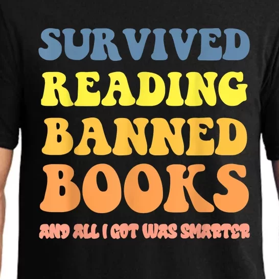 I Survived Reading Banned Books Reader Bookworm Bookaholic Pajama Set