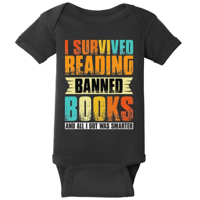 I Survived Reading Banned Books And All I Got Was Smarter Baby Bodysuit