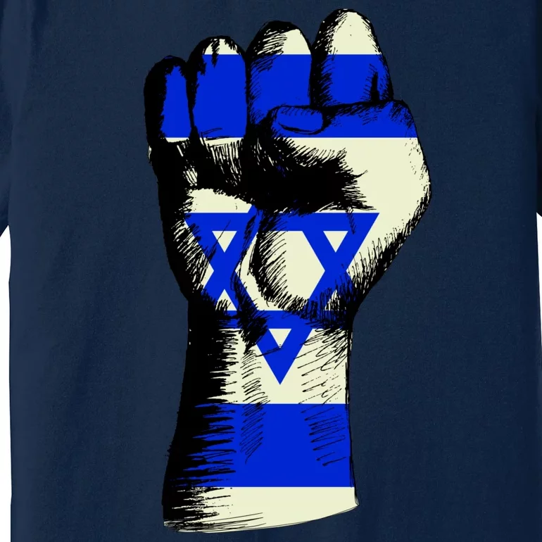 Israel Flag Fist Premium T-Shirt