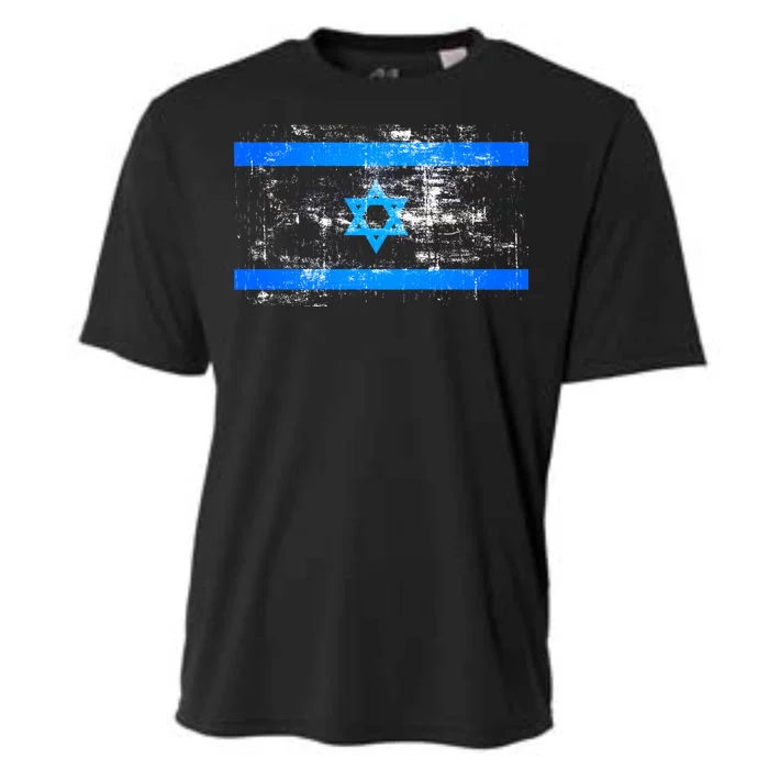 Israel Vintage Flag Cooling Performance Crew T-Shirt