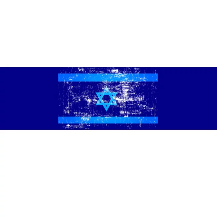 Israel Vintage Flag Bumper Sticker