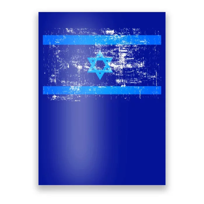 Israel Vintage Flag Poster