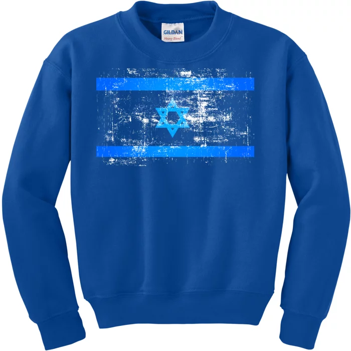 Israel Vintage Flag Kids Sweatshirt