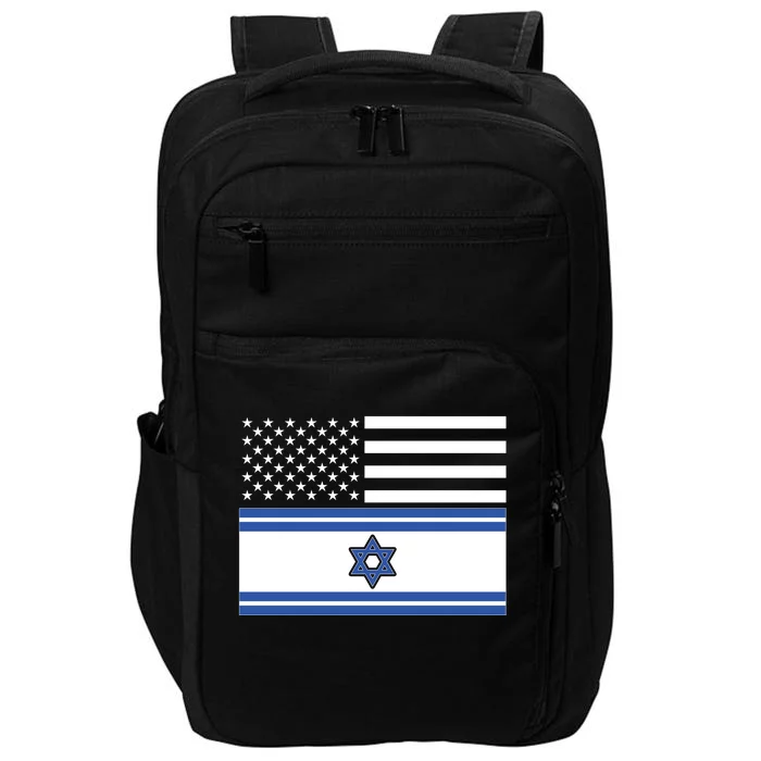 Israeli American Flag Impact Tech Backpack