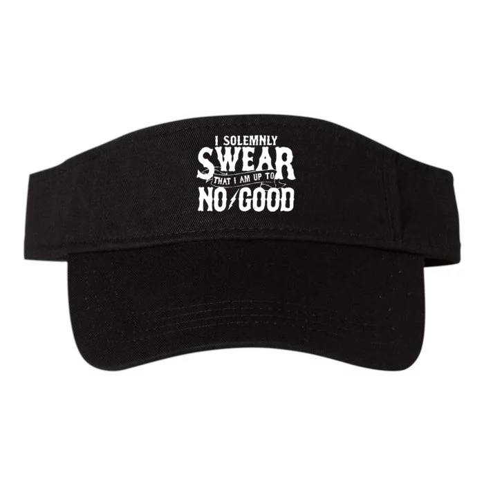 I Solemnly Swear That I Am To No Good Valucap Bio-Washed Visor