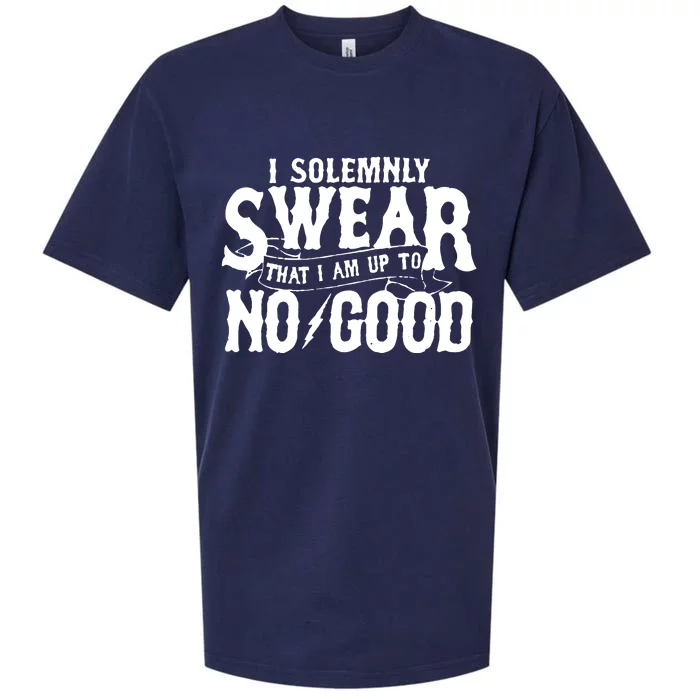 I Solemnly Swear That I Am To No Good Sueded Cloud Jersey T-Shirt