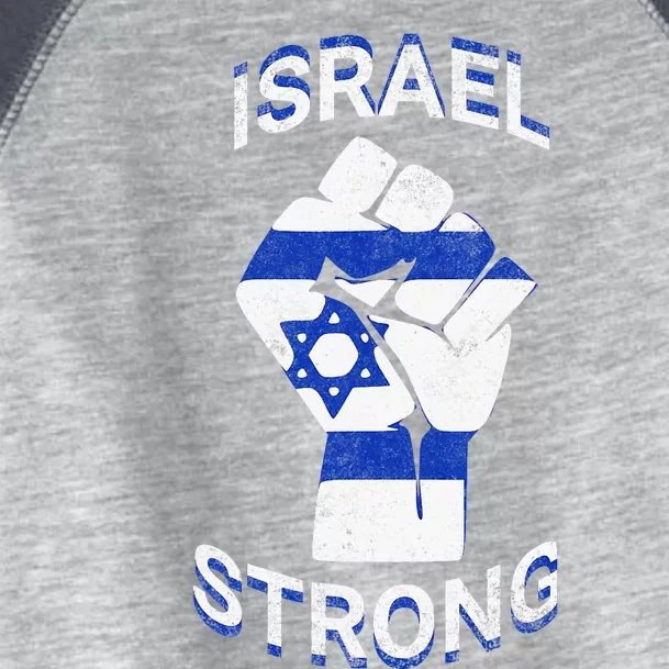 Israel Strong Support Stand With Israel Love Jewish Pride Toddler Fine Jersey T-Shirt