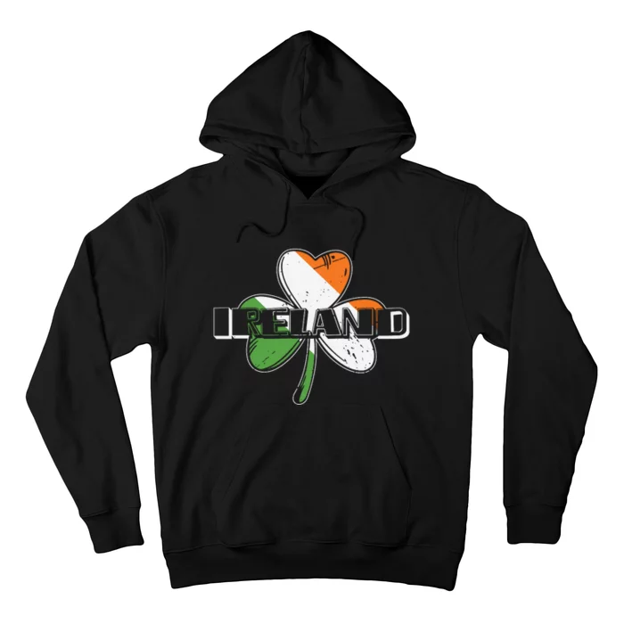 Ireland Shamrock St Patricks Day Hoodie