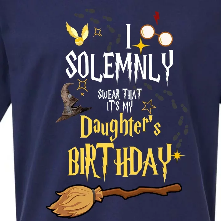 I Solemnly Swear That It's My Daughter's Birthday Sueded Cloud Jersey T-Shirt