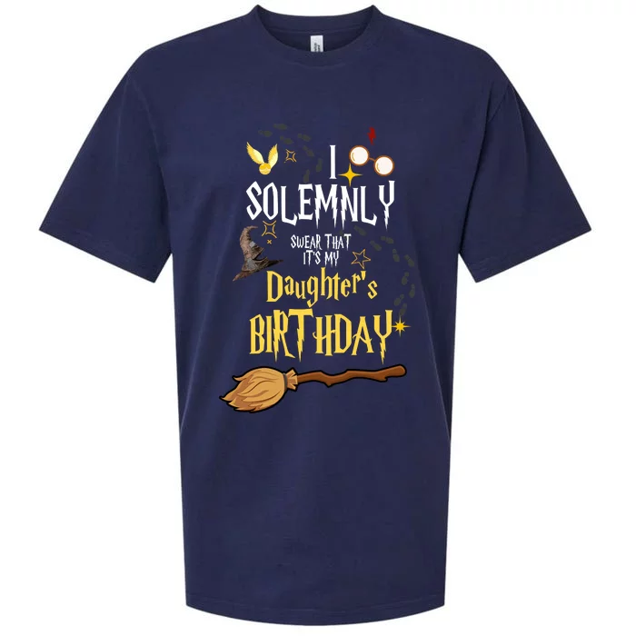 I Solemnly Swear That It's My Daughter's Birthday Sueded Cloud Jersey T-Shirt