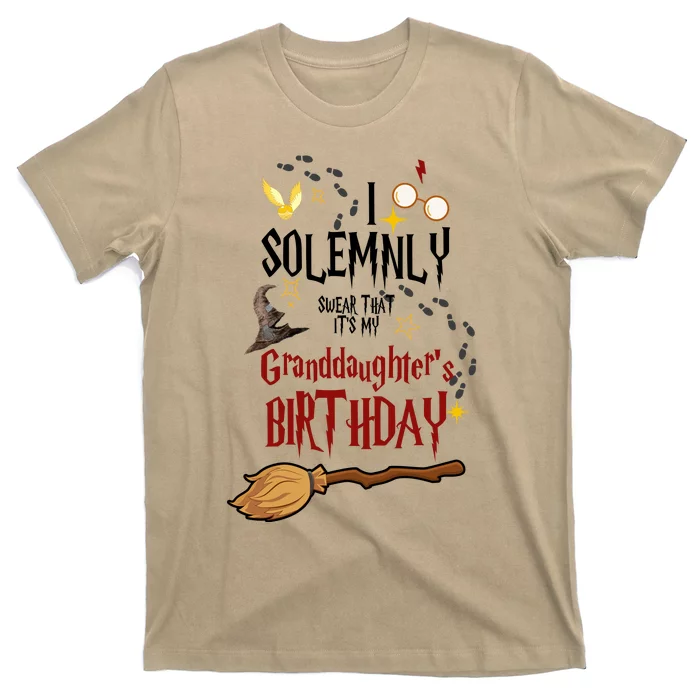 I Solemnly Swear That It's My Graddaughter's Birthday T-Shirt