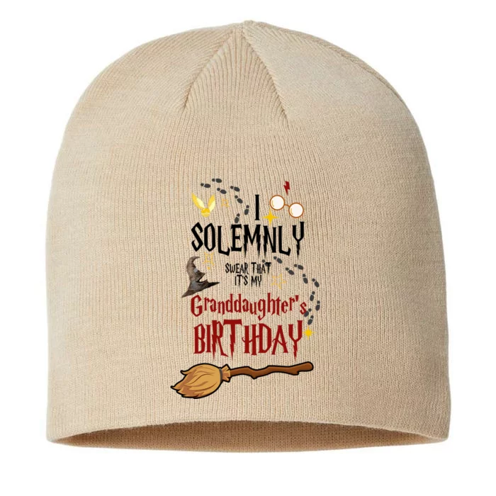 I Solemnly Swear That It's My Graddaughter's Birthday 8 1/2in Sustainable Knit Beanie