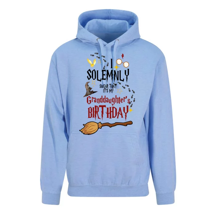 I Solemnly Swear That It's My Graddaughter's Birthday Unisex Surf Hoodie