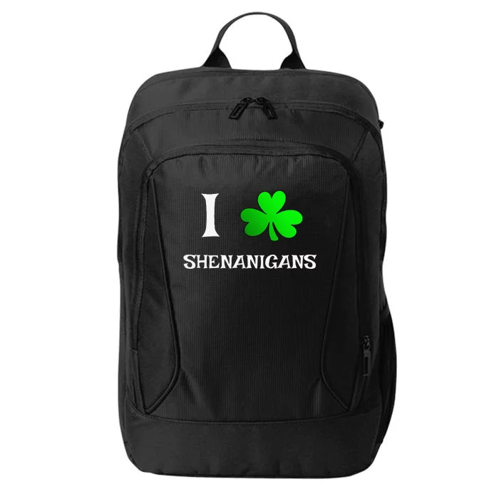 I Shamrock Shenanigans St. Saint Patrick's Day Funny City Backpack