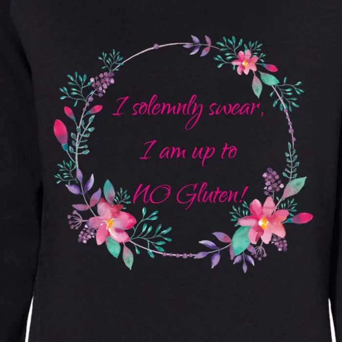 I Solemnly Swear I Am Up To No Gluten! Celiac Disease Gift Womens California Wash Sweatshirt