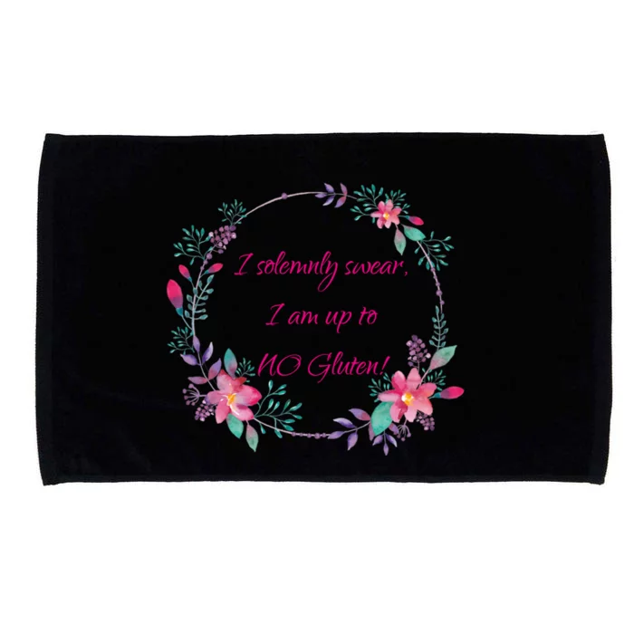 I Solemnly Swear I Am Up To No Gluten! Celiac Disease Gift Microfiber Hand Towel