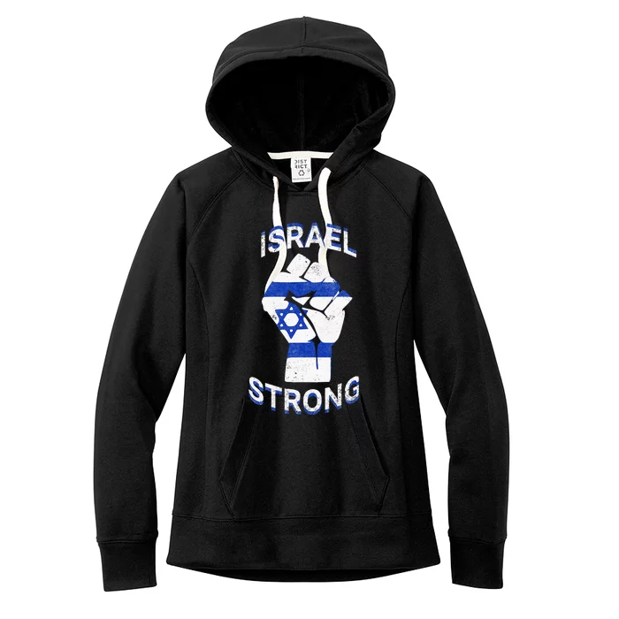 Israel Strong Support Stand With Israel Love Jewish Pride Women's Fleece Hoodie