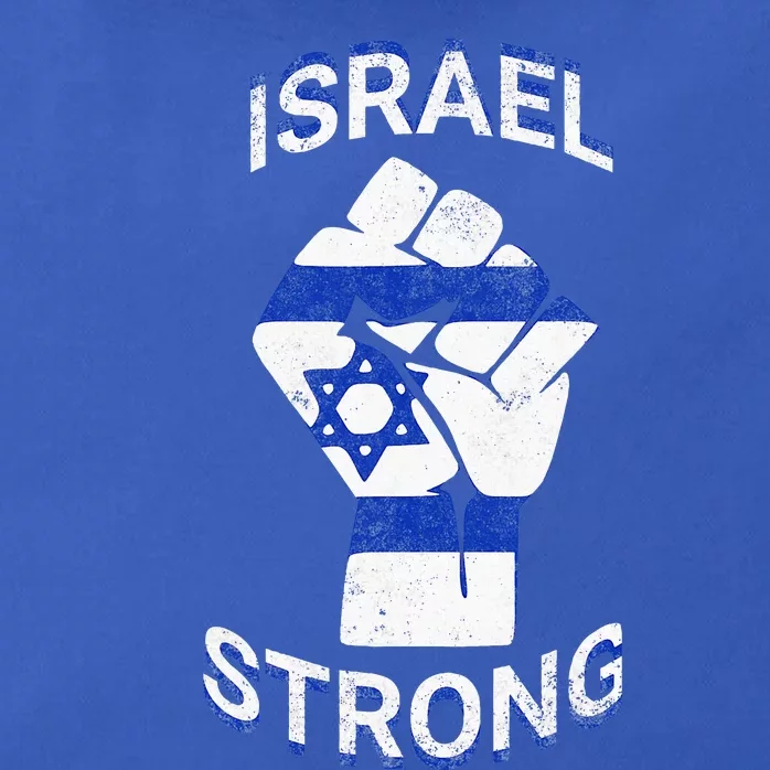 Israel Strong Support Stand With Israel Love Jewish Pride Zip Tote Bag