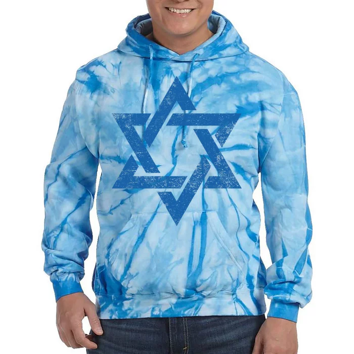 Israeljewish Symbol Star Of David Pray For Israel Tie Dye Hoodie