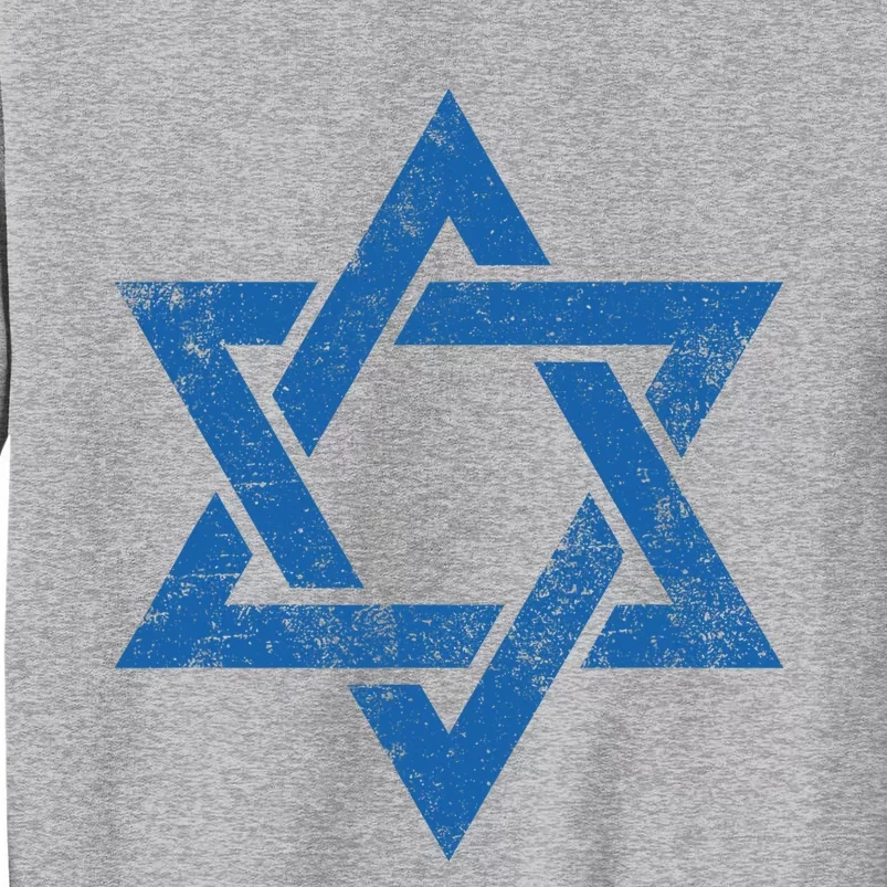 Israeljewish Symbol Star Of David Pray For Israel Tall Sweatshirt