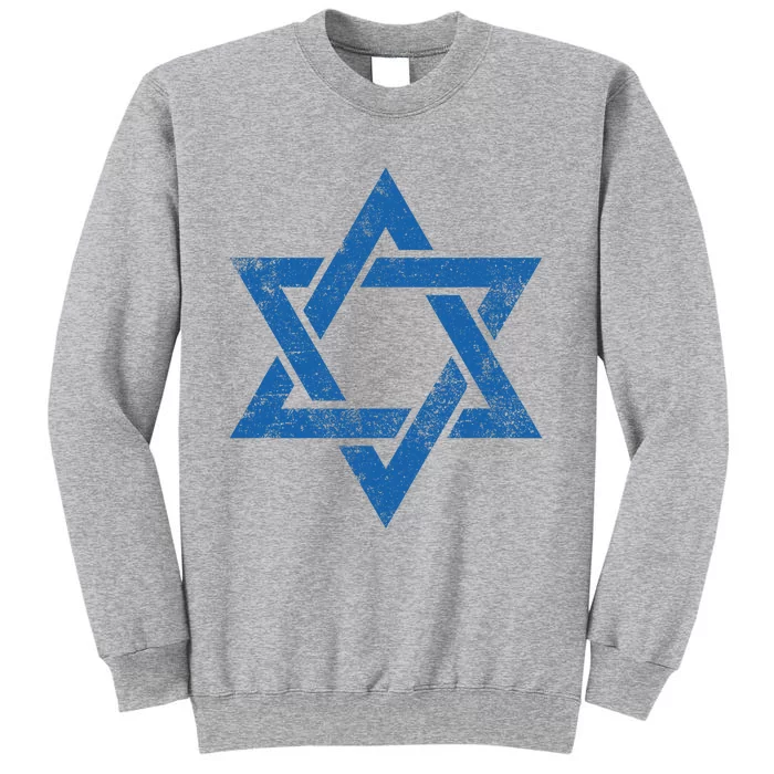 Israeljewish Symbol Star Of David Pray For Israel Tall Sweatshirt