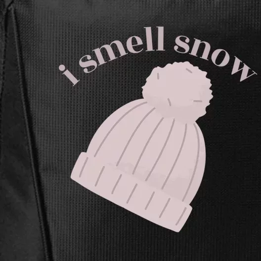 I Smell Snow Novelty Funny Winter Snow Day Graphic Sno Cute Gift City Backpack