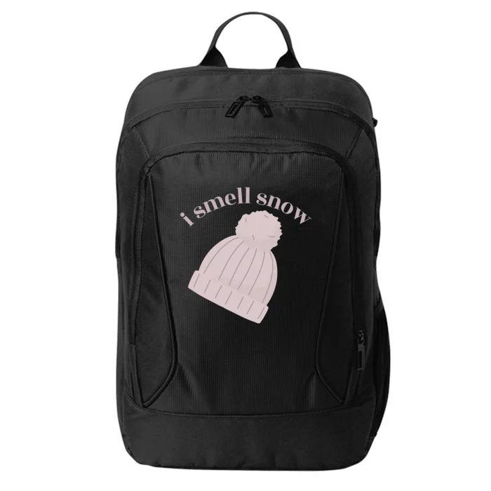 I Smell Snow Novelty Funny Winter Snow Day Graphic Sno Cute Gift City Backpack