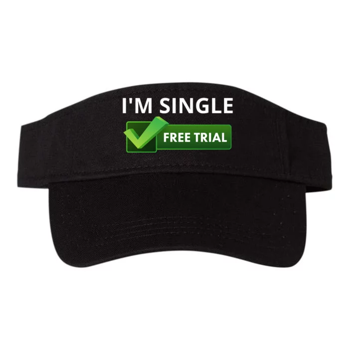 I'm Single Start A Free Trial Valucap Bio-Washed Visor