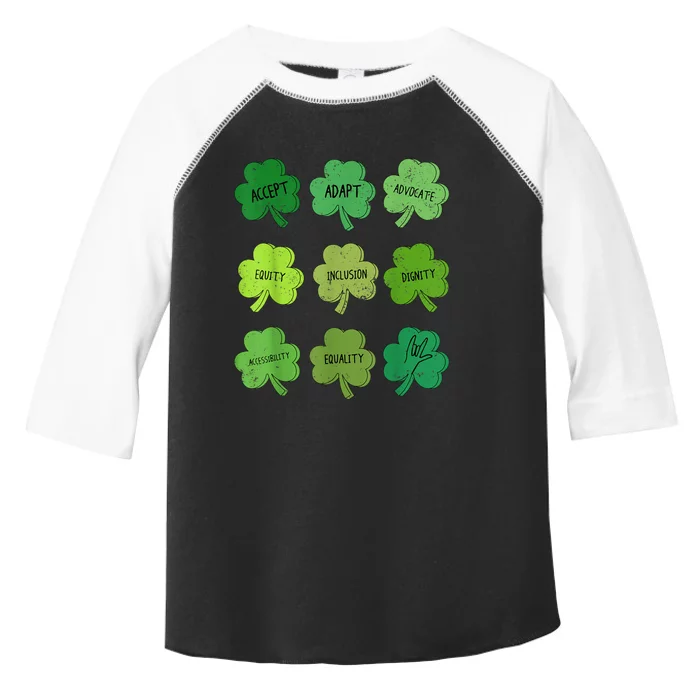 Irish Shamrock St Patricks Day Special Education Teacher Toddler Fine Jersey T-Shirt