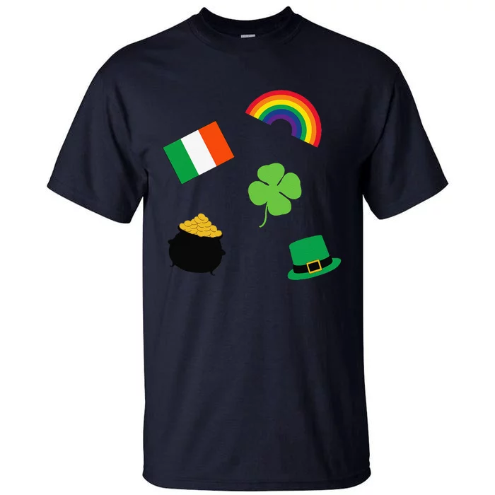 Irish Symbols Saint Patrick's Day Tall T-Shirt