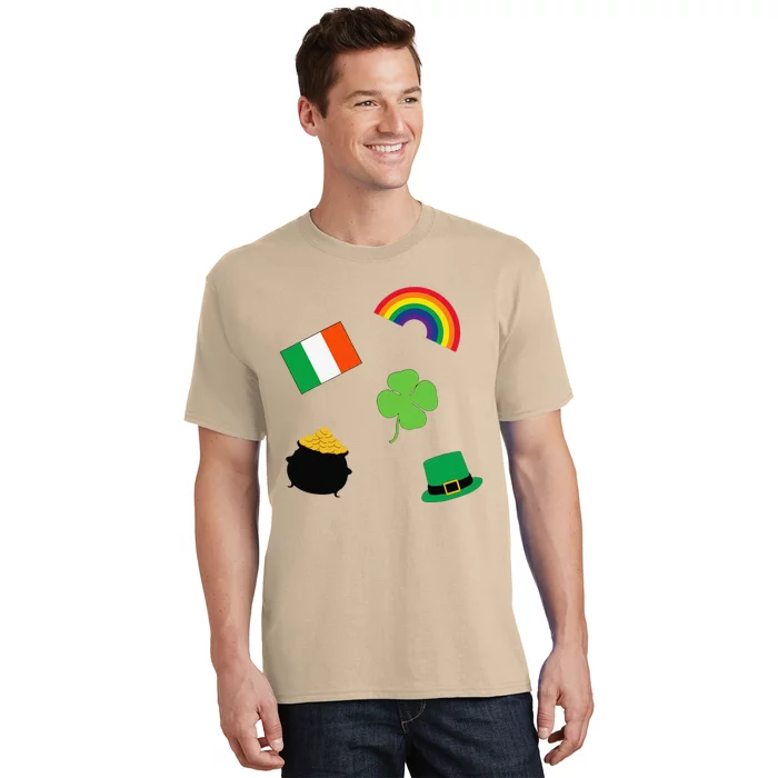 Irish Symbols Saint Patrick's Day T-Shirt