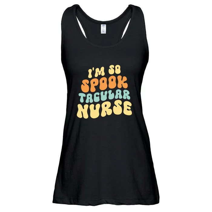 Im So Spook Tacular Nurse Halloween Retro Gift Ladies Essential Flowy Tank