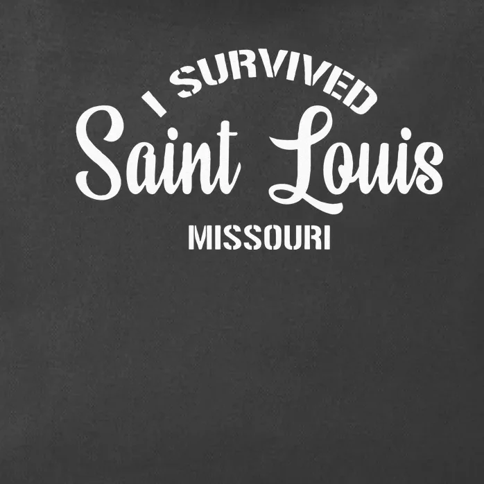 I Survived Saint Louis Moving From Missouri Zip Tote Bag